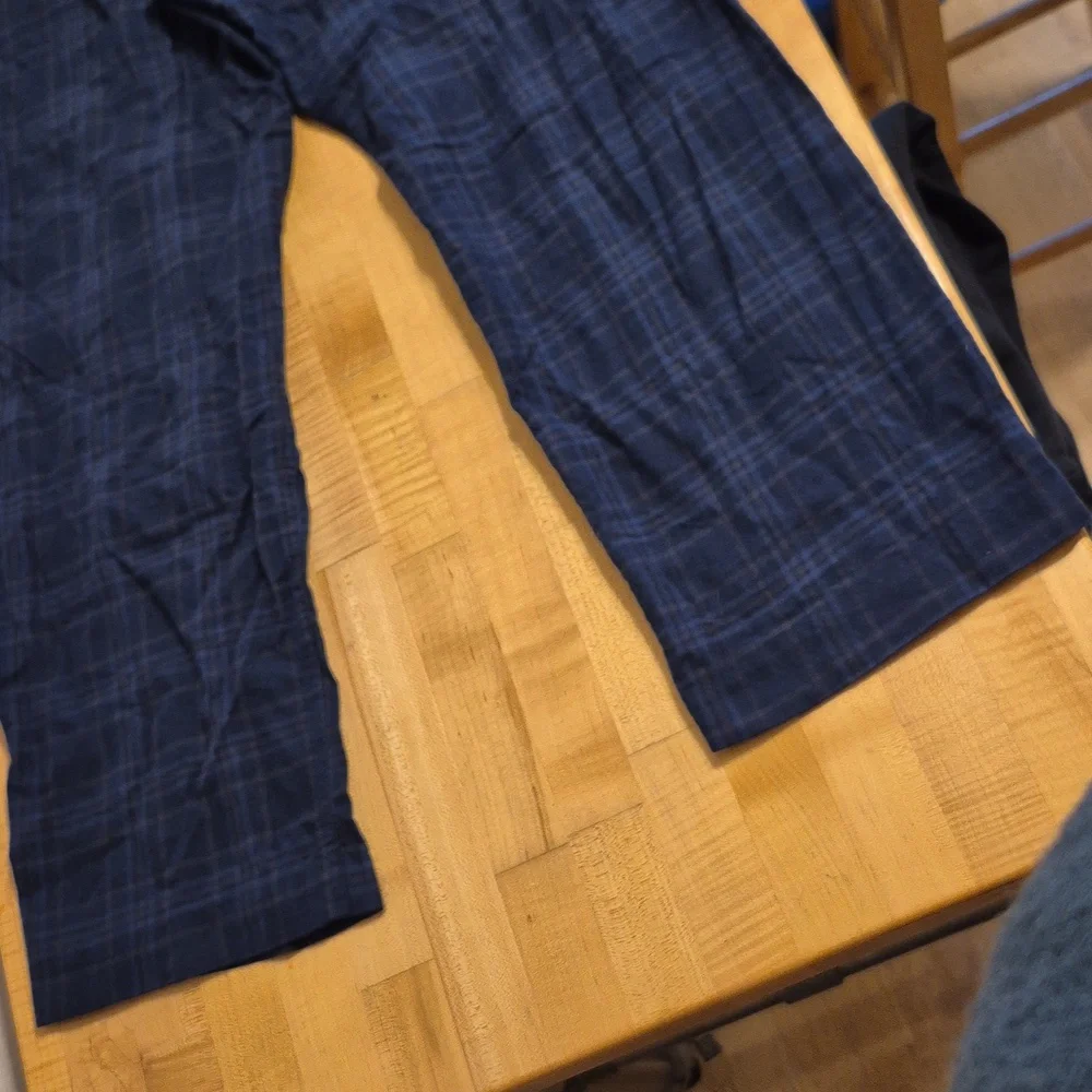 Goodfellow & Co 100% Cotton Blue Plaid Pajama Pants